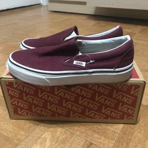 VANS BURGUNDY